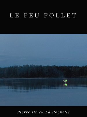 cover image of Le Feu Follet